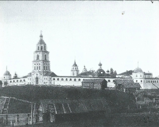 1. Вид Веркольского монастыря.
